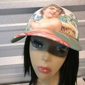 Angel Print Multicolor Cap